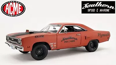 Acme GMP 1:18 Scale 1970 Plymouth GTX Drag Car - Southern Speed & Marine 18952-B • $189.95