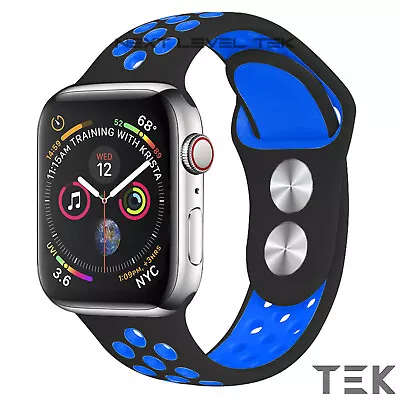 $6.29 • Buy Silicone Nike Sport Strap For Apple Watch Band 38/40/42/44mm Series SE 6 5 4 321