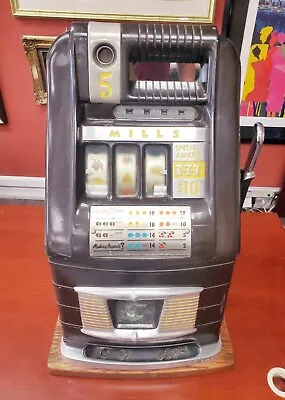 Mills Antique Special 777 5C Slot Machine Working! • $5400