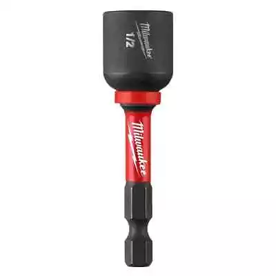 Milwaukee 49-66-4537 Nut Driver 1/2 In Drive 2-9/16 In L 1/4 In L Shank Hex • $10.99