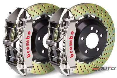 Brembo Front GT BBK Brake 6Pot Caliper GT-R 355x32 Drill Disc Golf R32 IV MkIV • $9095