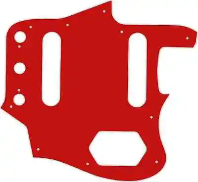 WD Custom Pickguard For Fender Johnny Marr Signature Series Jaguar #07 Red/Wh... • $43.99