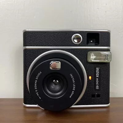 Fujifilm Instax Mini 40 Instant Film Camera - Black • $59.95