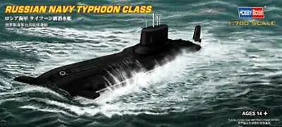 Hobbyboss U Boat Russian Navy Typhoon Class Submarine Navy 1:700 Model Kit • £11.28