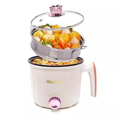 Hot Pot Electric With Steamer Rapid Noodles CookerNon-Stick Electric Pot For ... • $28.22