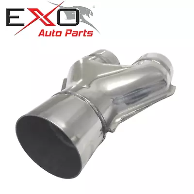 3  Inch Exhaust Y Pipe Stainless Steel Merge Collector Piece Mandrel Bend Tube • $64.99