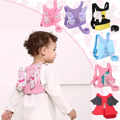 £6.99 • Buy Baby Safety Toddler Wing Walking Harness Child Strap Belt Keeper Reins Aid UK