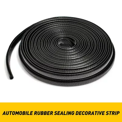 U Shape Universal Car Door Rubber Seal Strip Weatherstrip Trim Edge Cover 5M AU • $26.89