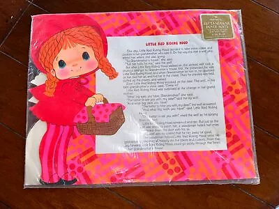 Hallmark Place Mats Little Red Riding Hood- Set Of 8 Vintage Unopened Package • $8.99