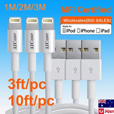LOT Apple MFI Certified IPhone USB Data Charger Cable Cord IPhone 14 13 XS Max 7 • $8.99