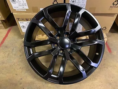 $1049 • Buy 22  Denali Style Satin Black Wheels Rims Fits Chevrolet Chevy Suburban Ls Lt Z71