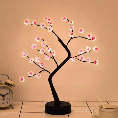 USB / Battery Operated LED Tabletop Bonsai Tree Light Touch Switch Tree Light AU • $50.29