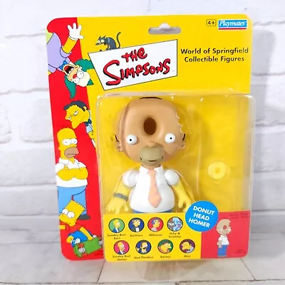 The Simpsons Donut Head Homer - World Of Springfield Interactive Figure • £79.99