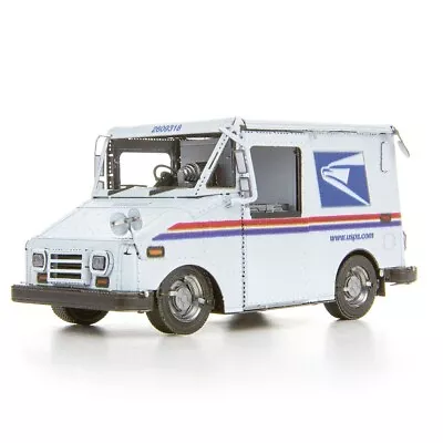 Fascinations Metal Earth USPS Grumman LLV Mail Delivery Vehicle Truck Model Kit • $12.95