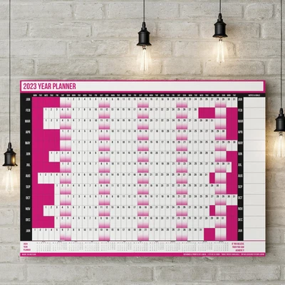 £2.99 • Buy 2023 Calendar Year Planner Wall Calender Holidays Months Chart A2 A1  ON SALE