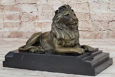 Large Barye African Lioness Lion Wild Life Animal Bronze Sculpture Statue Deal • $174.65