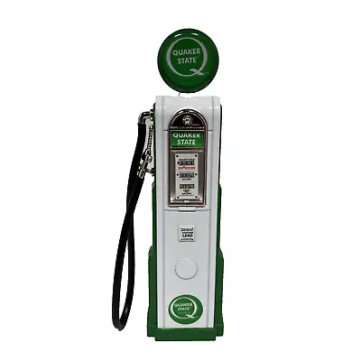 1:18 Quaker State Gas Pump 5  Tall Cylinder Road Signature 98801 • $19.95