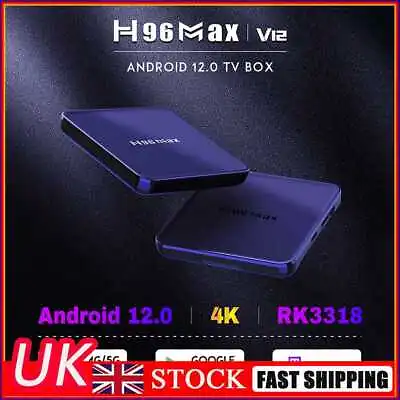 £29.59 • Buy H96 Max V12 Media Player Receiver Bluetooth-compatible 4.0 Network Set Top Box