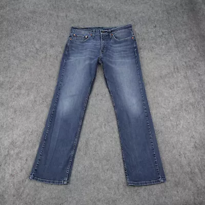 Levis Jeans Mens 32x32 Blue Denim 559 Relaxed Fit Straight Leg Stone Wash Flex • $19.99