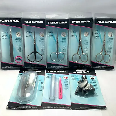 Tweezerman CuticleMoustacheFacial Hair Scissors/Tweezer/Trimmer/Clipper Set • $12.95