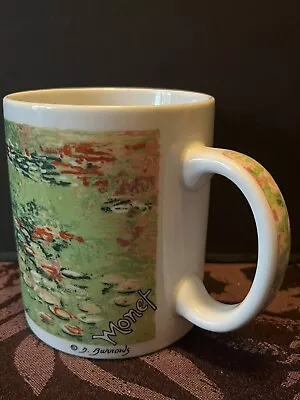 Monet Water Lilies Coffee Mug Chaleur Master Impressionists Series Burrows • $20.20