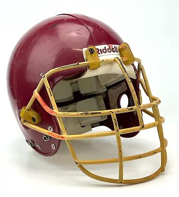 Vintage Riddell VSR-3 Football Helmet Size L 7 1/4 - 7 3/4 USA Made Great Look • $149.99