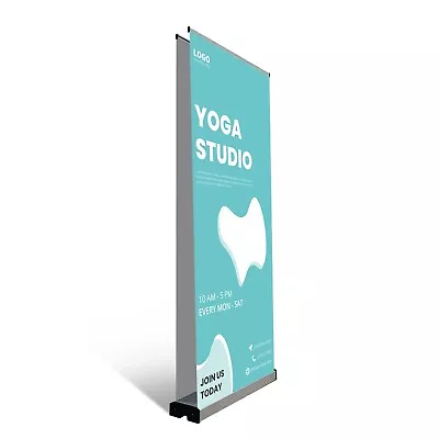 33 ½  X 80 Double-sided Aluminum Retractable Banner Stand With Padded Canvas Bag • $99