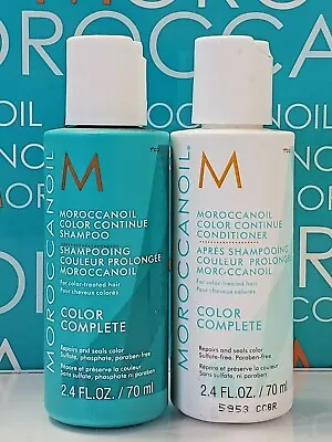 Moroccanoil Color Continue Shampoo And Conditioner 2.4 Oz Duo Set • $23.50