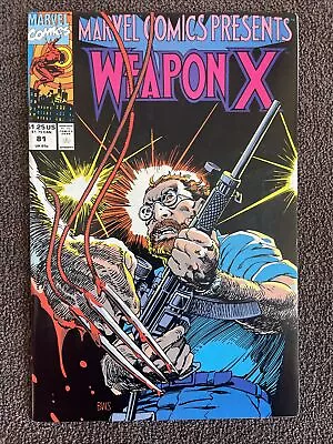 MARVEL COMICS PRESENTS #81 (Marvel 1991) Weapon X Chapter 9 • $6.95