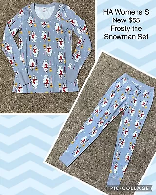 New! Hanna Andersson Pajamas Frosty The Snowman - Womens Small • $35