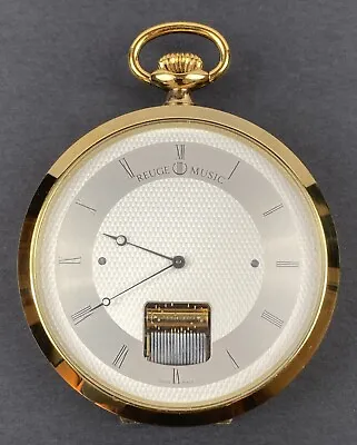 Reuge Music Pocket Watch / Sainte-Croix Swiss Made / Gold Plated • $949