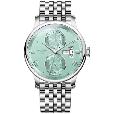BORMAN Mens Luxury Watches Automatic Watch Mechanical Wristwatch Month Week Date • $179