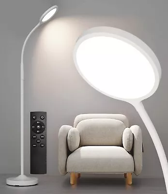 White Floor Lamp Super Bright Dimmable Led Floor Lamps For Living... • $55.30