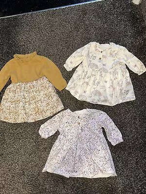 Baby Girls Dresses Bundle 3-6 Months  • £4.90