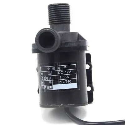 12V DC Mini Brushless Magnetic ZC-T40 Hot Water Pump High Temp 100 Degrees C • $26