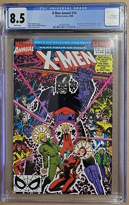 Key! X-men Annual #14 Vf+ Cgc 8.5 1990 Gambit Cameo Predates X-men #266 • $49.99