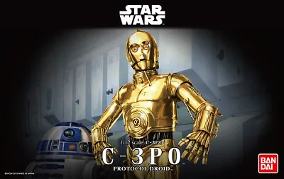 Bandai Star Wars 1/12 C-3PO Plastic Model Kit Character Protocol Droid BD196418 • $69.99