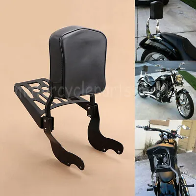 Motorcycle Backrest Sissy Bar+Luggage Rack Fit For Victory Kingpin Vegas 8 Ball • $179.98