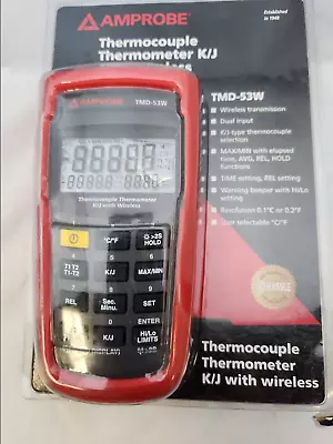 Amprobe TMD-53 K/J Type Dual Input Thermocouple Thermometer • $118.90