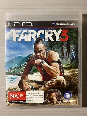 Far Cry 3 - PlayStation 3 PS3 Game - Complete With Manual VGC Free Post • $6.95