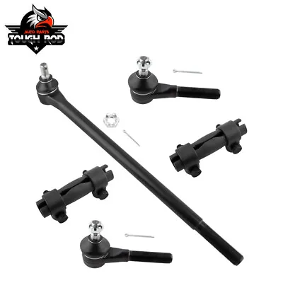 5pcs Front Inner Tie Rod End Drag Link For Ford F-150 F-250 F-350 1980-1995 • $45.36