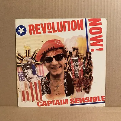 CAPTAIN SENSIBLE : The Damned Revolution Now 7” Single Vinyl Record 1987 • £9.99