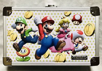 NEW Super Mario Bros Characters Pencil/Supply Storage 3D Metal Keyed Locking Box • $16.99