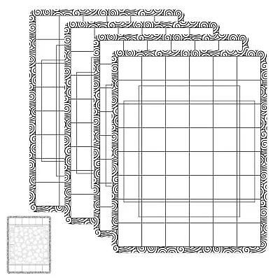 4PCS 6.5X 8.5inch Stick And Stamp Mat Low Stcik Mat Multi-Use Low Tack Mat；f... • $17.40