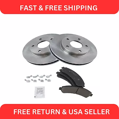 Front Posi Ceramic Brake Pad & Rotor Kit For Chevy S10 S15 4WD 4x4 • $143.13