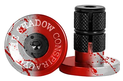 Shadow Conspiracy Deadbolt Alloy Bmx Bar Ends Subrosa Gt Cult Haro Crimson Rain • $25.19