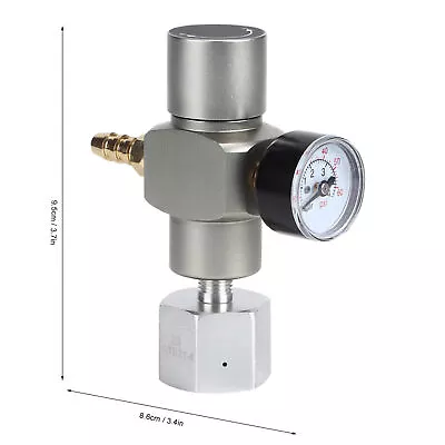 Co2 Gas Regulator 2 In 1 Mini CO2 Gas Regulator Soda Pressure Gauge W/adapter US • $20.16