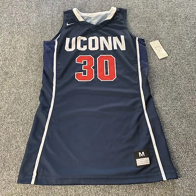 Nike UCONN Huskies Womens Basketball Jersey Blue College University #30 Size M • $17.80