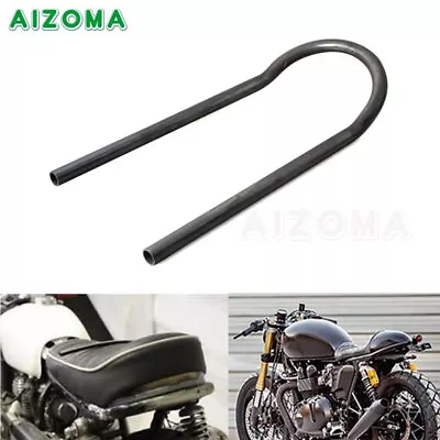 Motorcycle 1'' 25mm Rear Seat Loop Frame Hoop Tracker End Flat For Cafe Racer Cc • $89.23