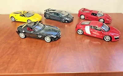 Ferrari F50 360 Audi R8 Lamborghini Gallardo Mercedes Benz Sls Amg Diecast 1/18  • $140